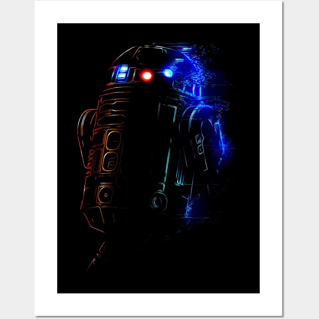 Line droid Wall Art by Cyberframe